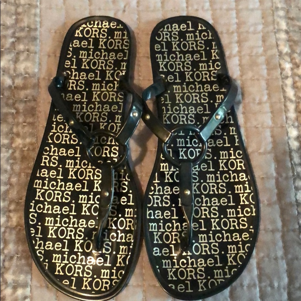 MK Jelly Flip Flops